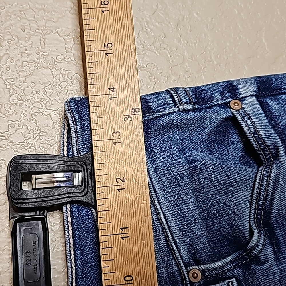 MOTHER Women's Blue Washed Flare Jeans - Picture 10 of 15